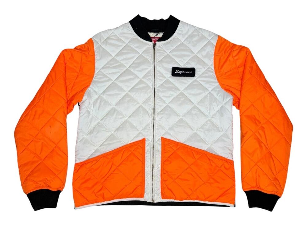 Supreme Color Blocked Quilted Jacket